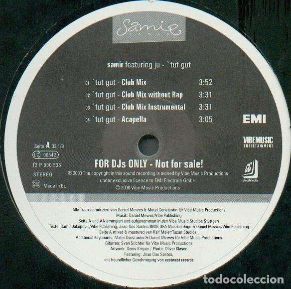 Discos de vinilo: Tut Gut (12&rdquo; Maxi) - Samir feat. Ju - Foto 1