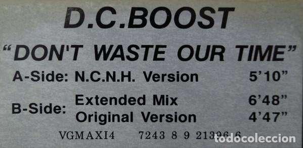 Discos de vinilo: Dont Waste Our Time (12&rdquo; Maxi) - Dc Boost - Foto 1