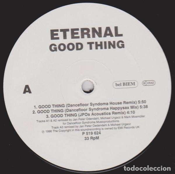 Discos de vinilo: Good Thing (12&rdquo; Maxi) - Eternal - Foto 1