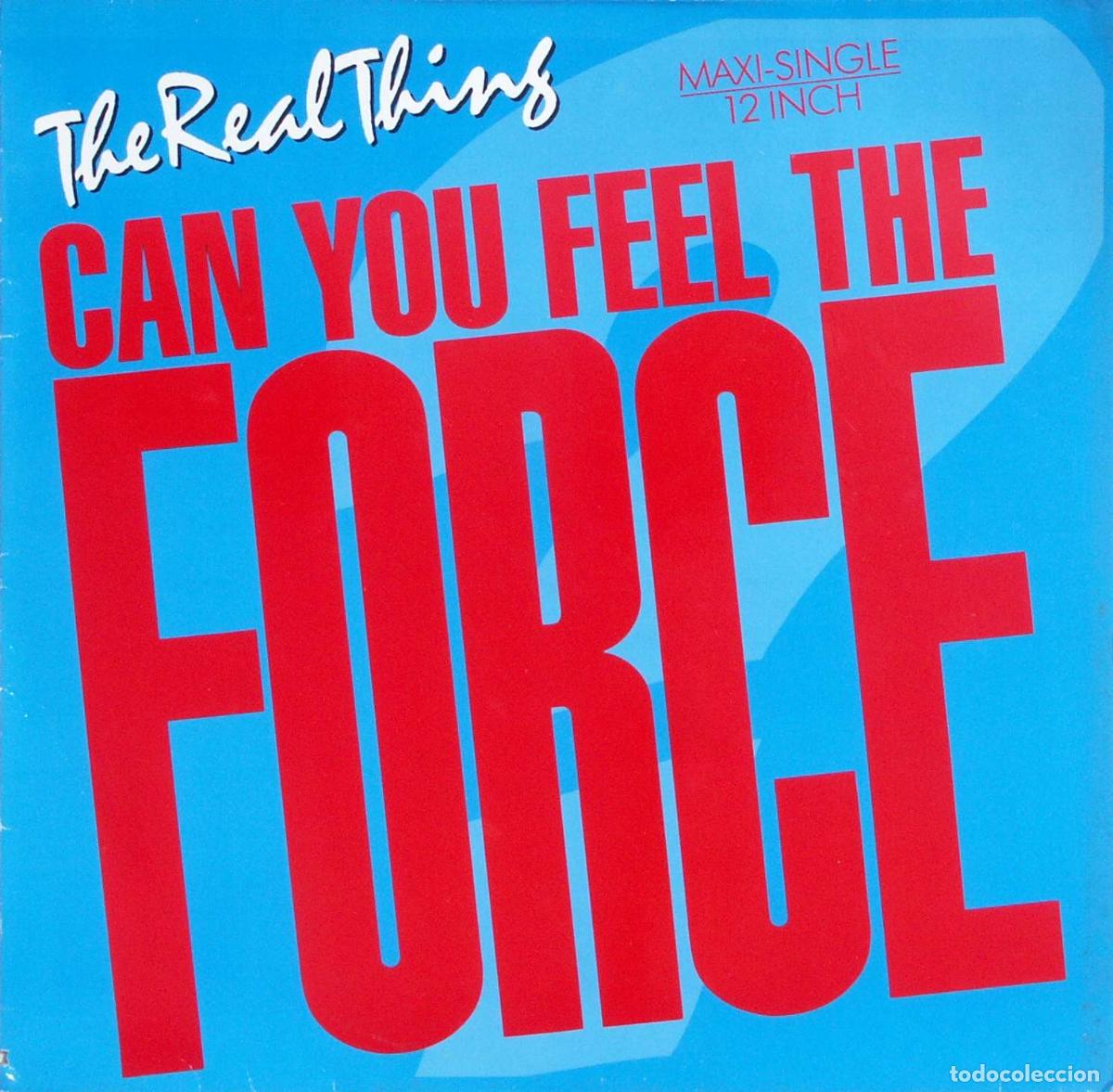 Discos de vinilo: Can You Feel The Force (12&rdquo; Maxi) - Real Thing - Foto 1