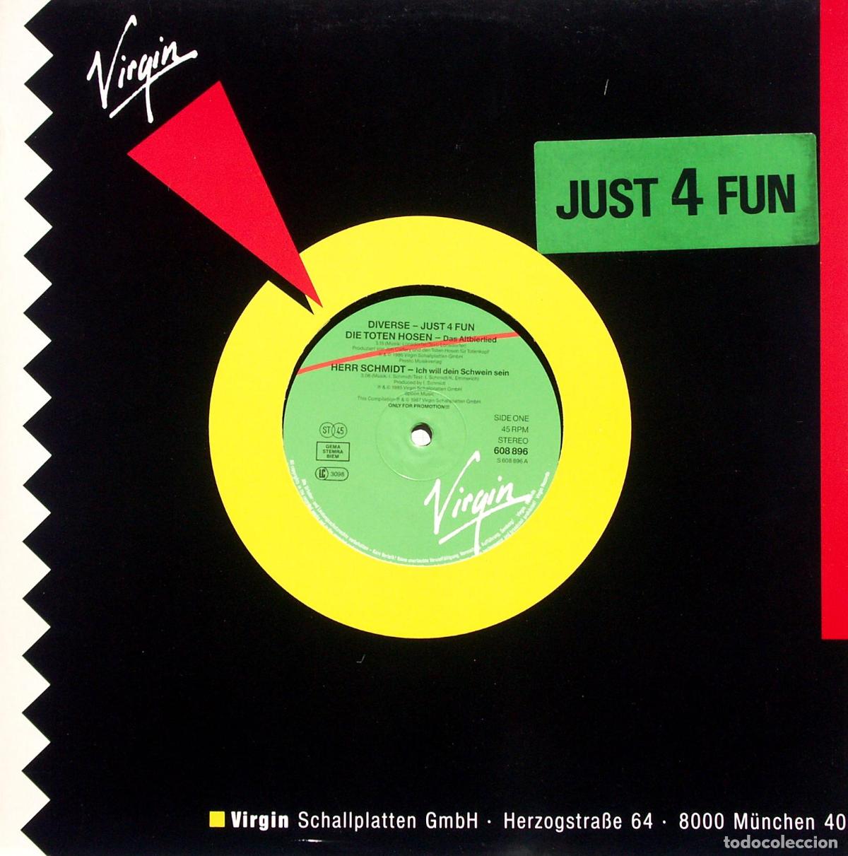 Discos de vinilo: Just 4 Fun - Various - Foto 1
