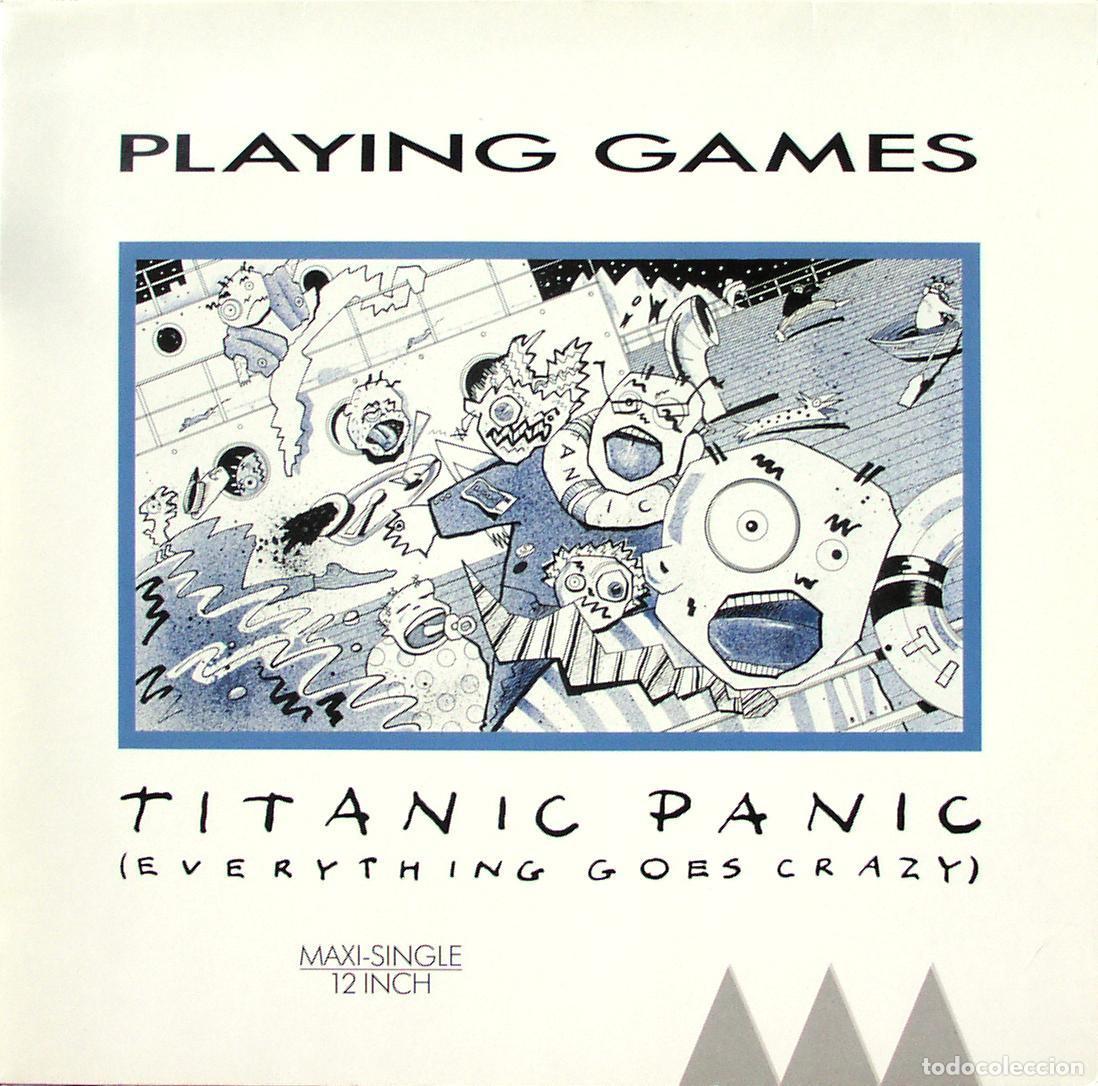 Discos de vinilo: Titanic Panic (Everything Goes Crazy) (12&rdquo; Maxi) - Playing Games - Foto 1