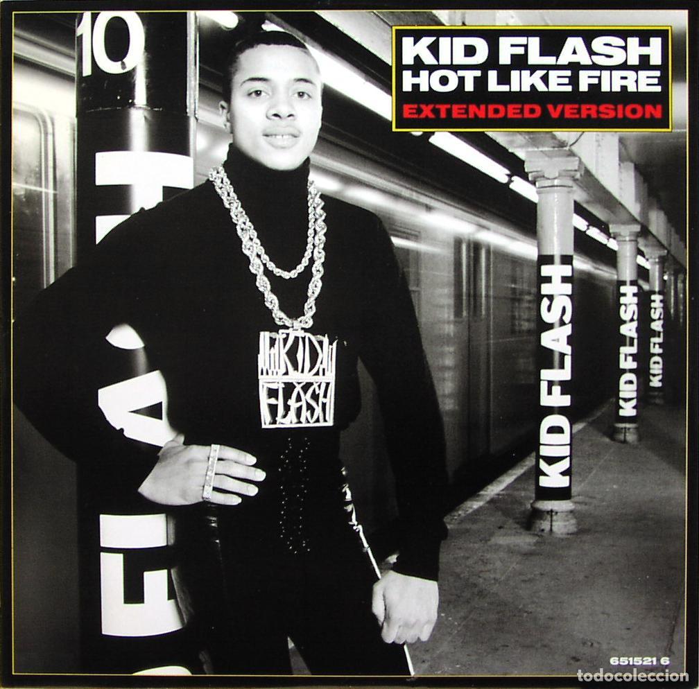 Discos de vinilo: Hot Like Fire (12&rdquo; Maxi) - Kid Flash - Foto 1