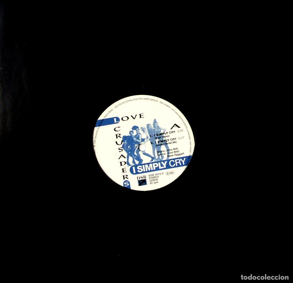 Discos de vinilo: I Simply Cry (12&rdquo; Maxi) - Love Crusaders - Foto 1