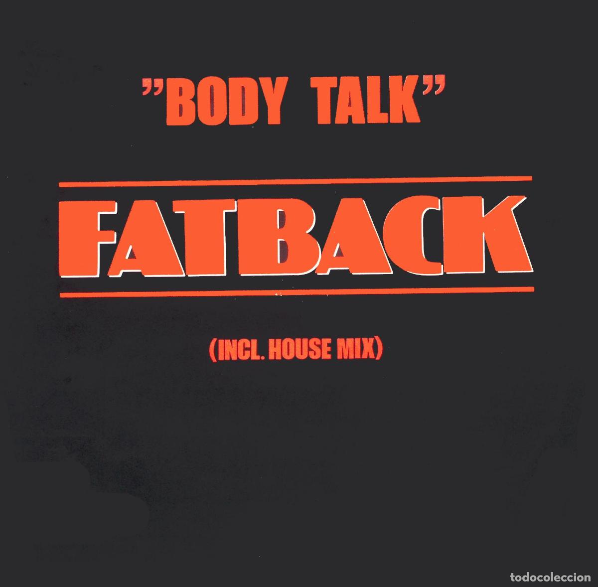 Discos de vinilo: Body Talk (12&rdquo; Maxi) - Fatback - Foto 1
