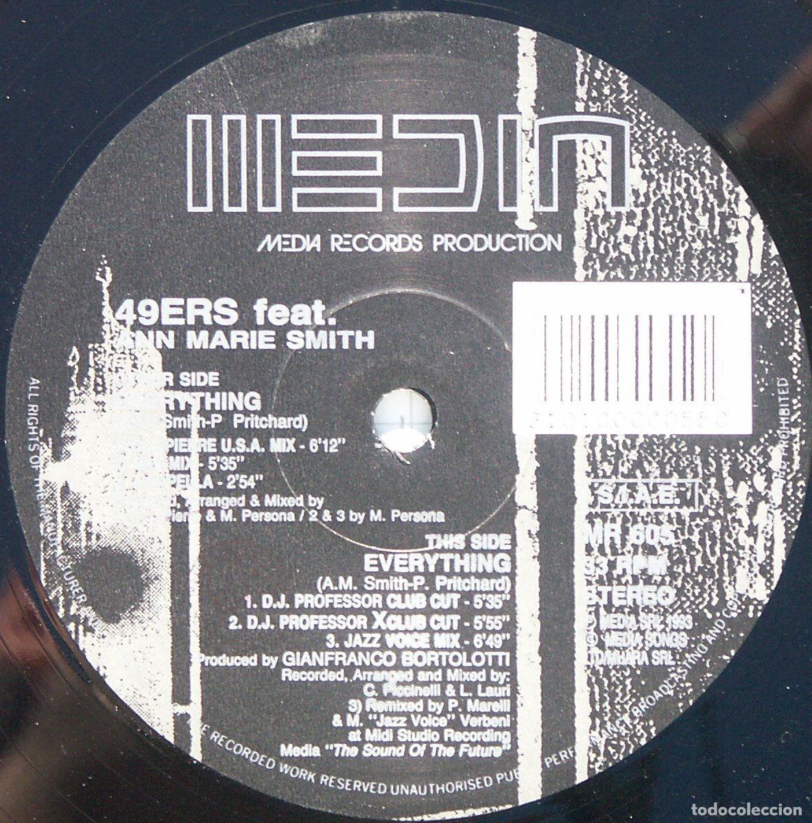 Discos de vinilo: Everything (12&rdquo; Maxi) - 49ers - Foto 1