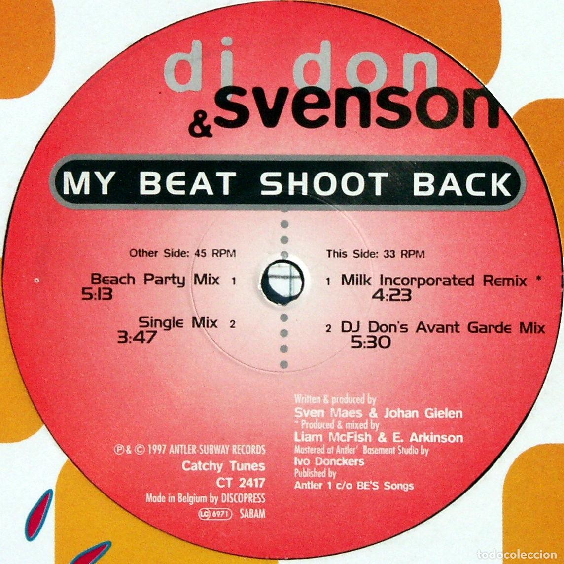 Discos de vinilo: My Beat Shoot Back (12&rdquo; Maxi) - DJ Don & Svenson - Foto 1