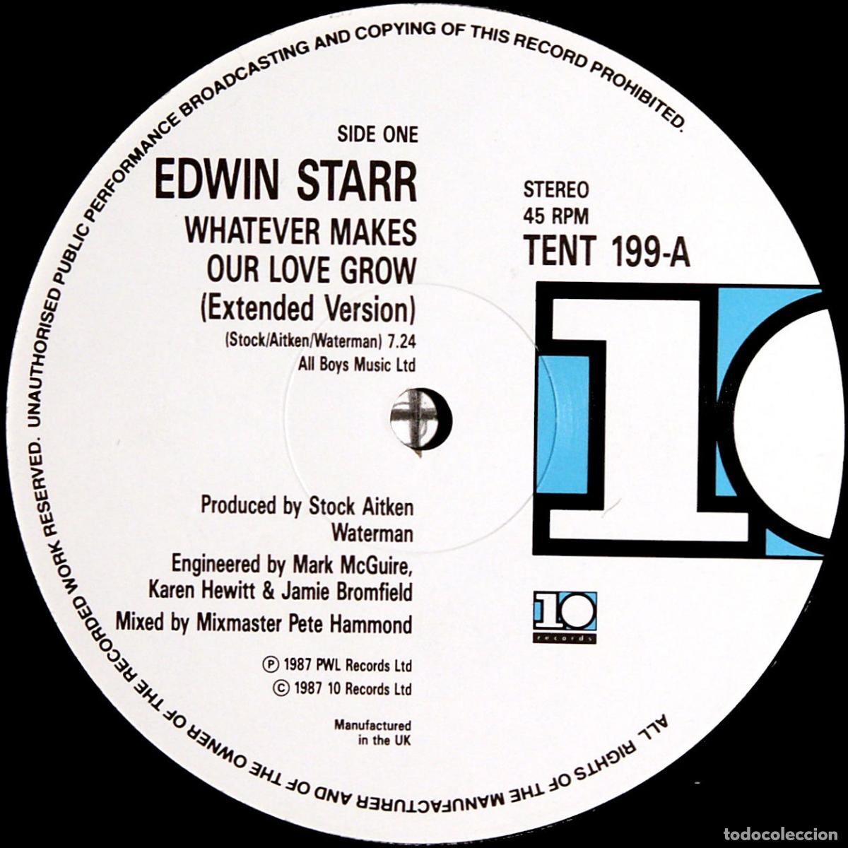 Discos de vinilo: Whatever Makes Our Love Grow (12&rdquo; Maxi) - Starr, Edwin - Foto 1