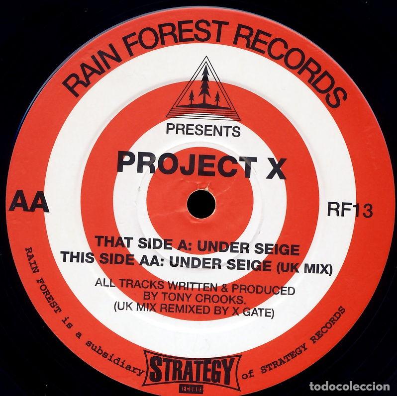 Discos de vinilo: Under Seige (12&rdquo; Maxi) - Project X - Foto 1