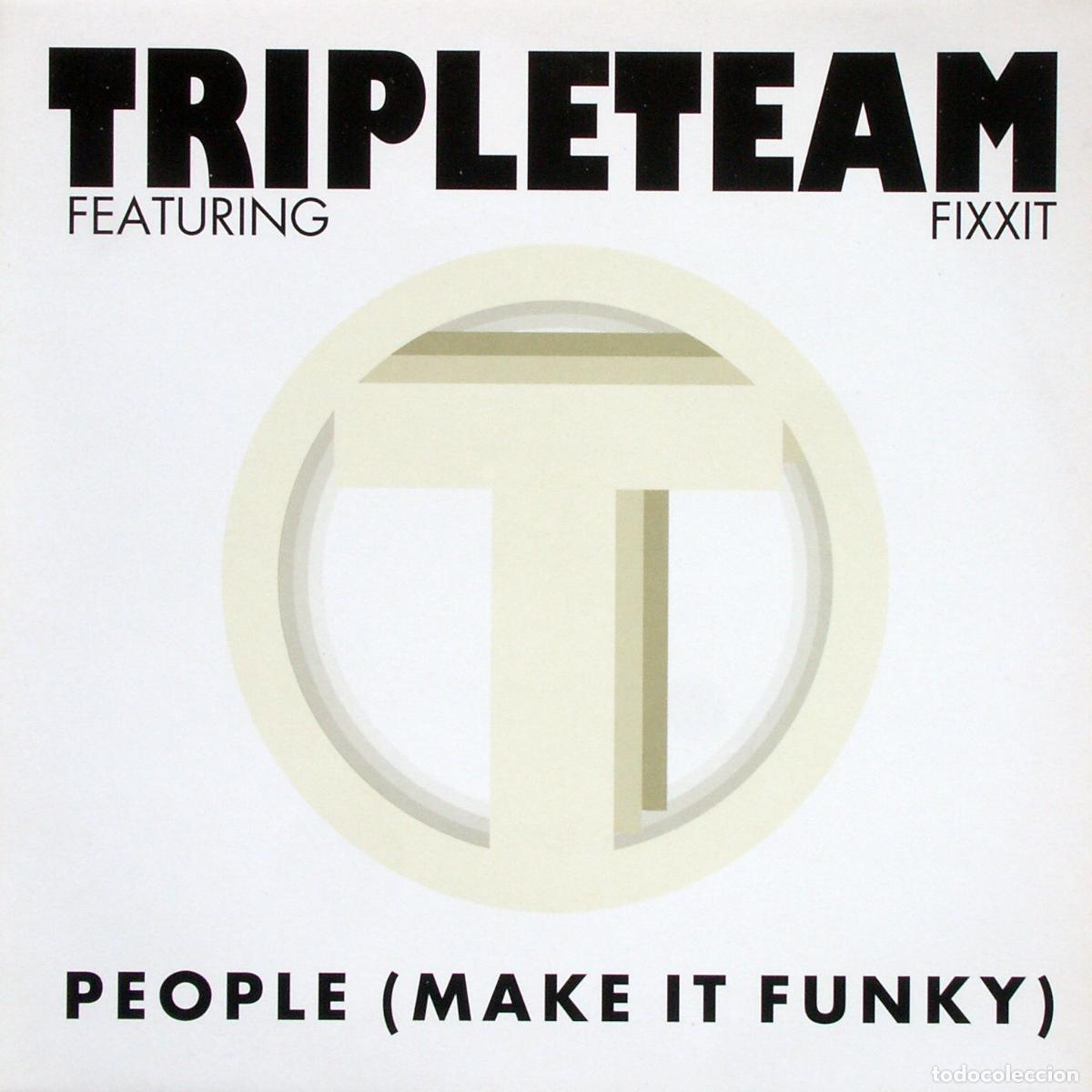 Discos de vinilo: People (Make It Funky) (12&rdquo; Maxi) - Tripleteam - Foto 1