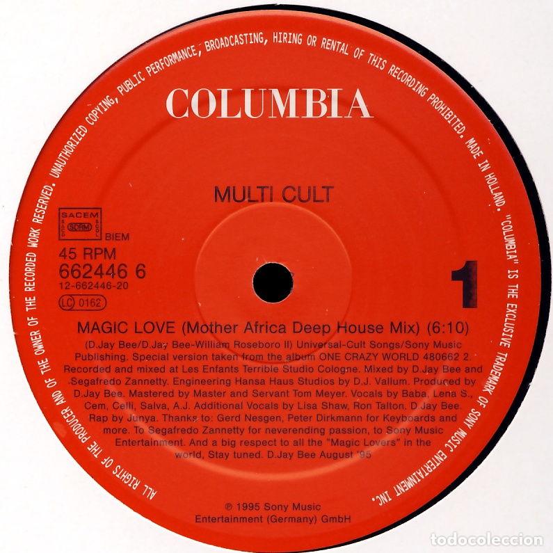 Discos de vinilo: Magic Love (12&rdquo; Maxi) - Multi Cult - Foto 1