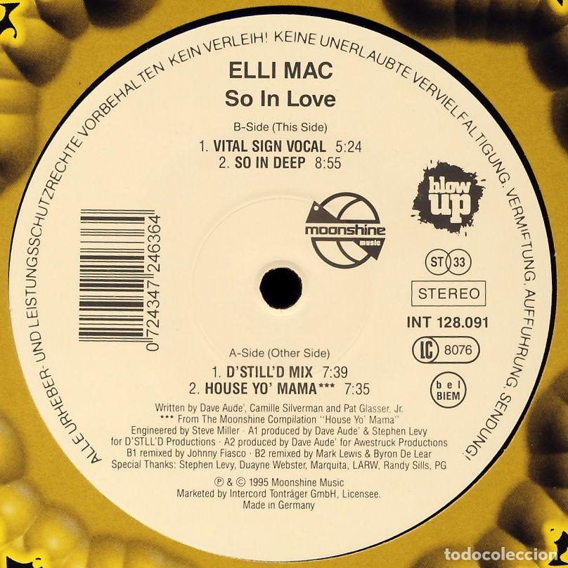 Discos de vinilo: So In Love (12&rdquo; Maxi) - Mac, Elli - Foto 1