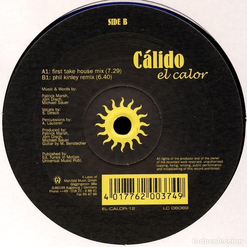 Discos de vinilo: El Calor (12&rdquo; Maxi) - Calido - Foto 1
