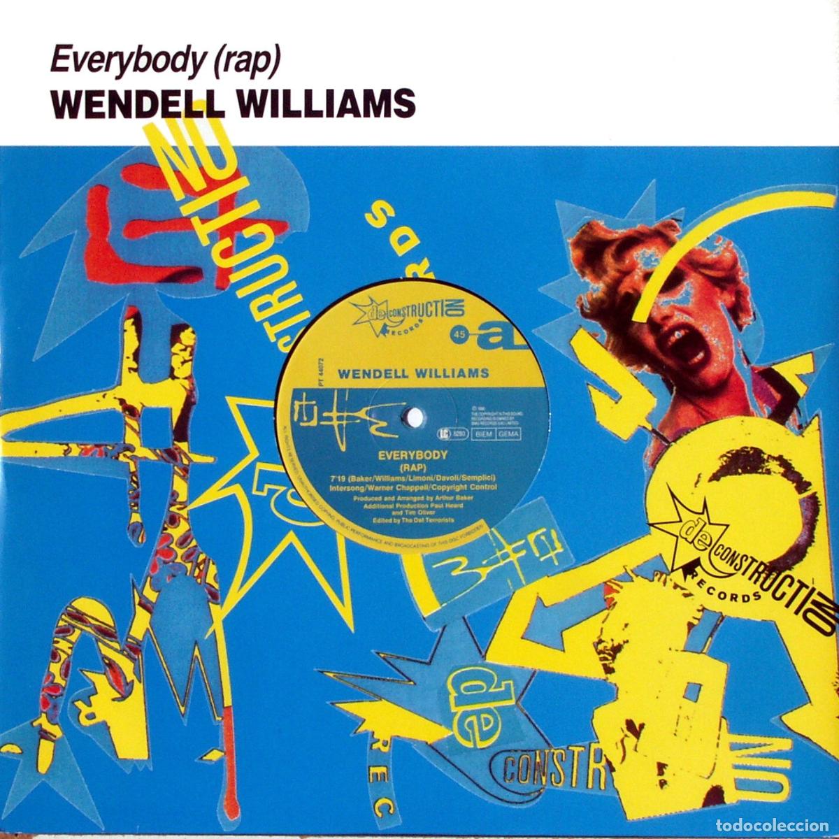Discos de vinilo: Everybody (Rap) (12&rdquo; Maxi) - Williams, Wendel - Foto 1