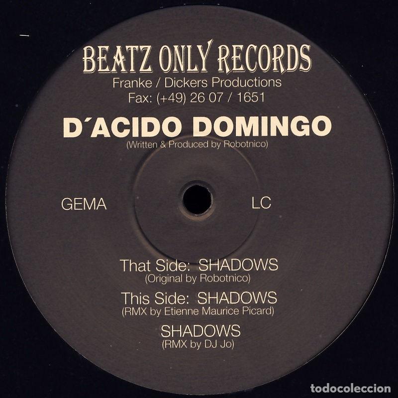 Discos de vinilo: Shadows (12&rdquo; Maxi) - DAcido Domingo - Foto 1