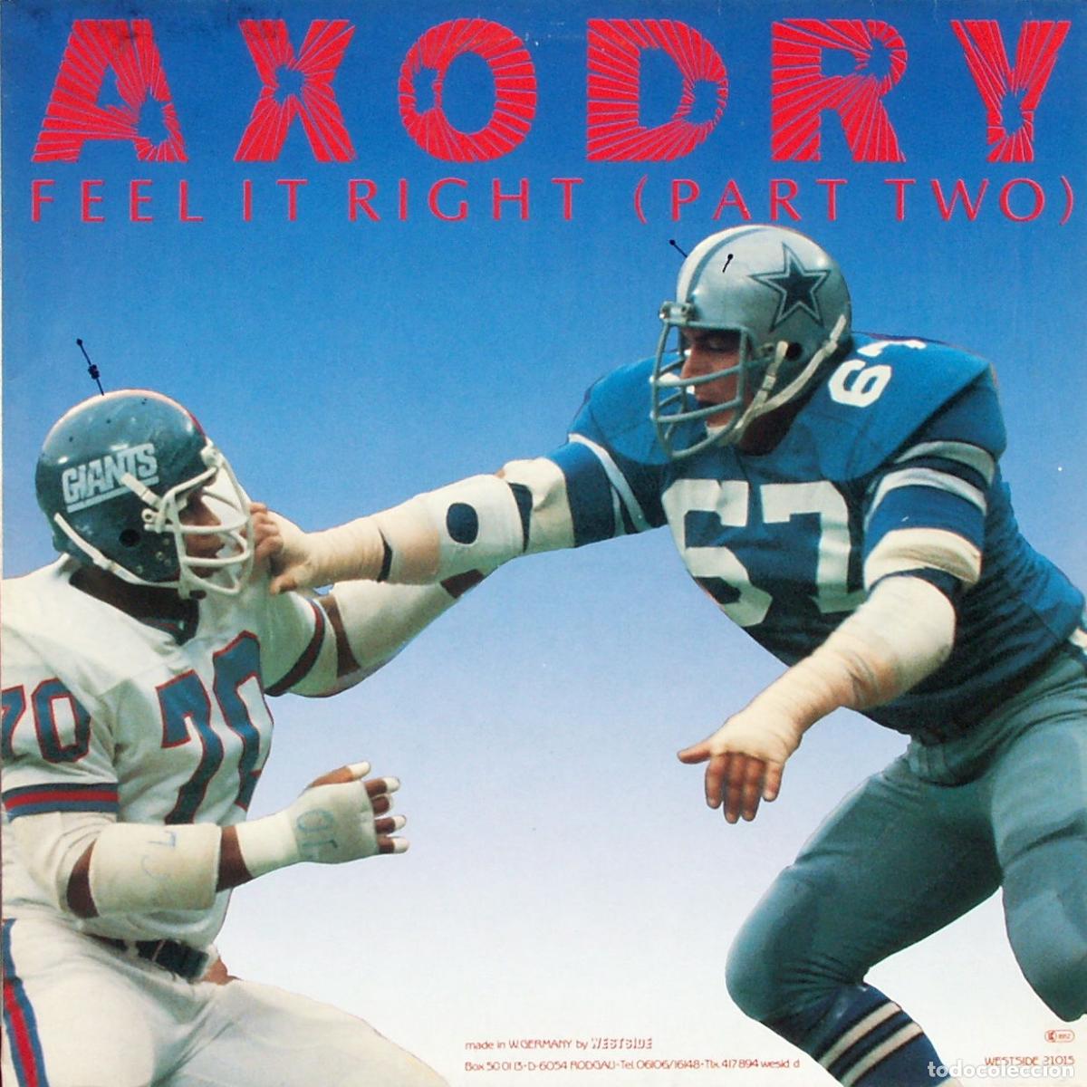Discos de vinilo: Feel It Right (12&rdquo; Maxi) - Axodry - Foto 1