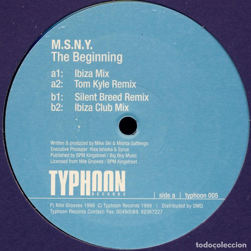 Discos de vinilo: The Beginning (12&rdquo; Maxi) - MSNY - Foto 1