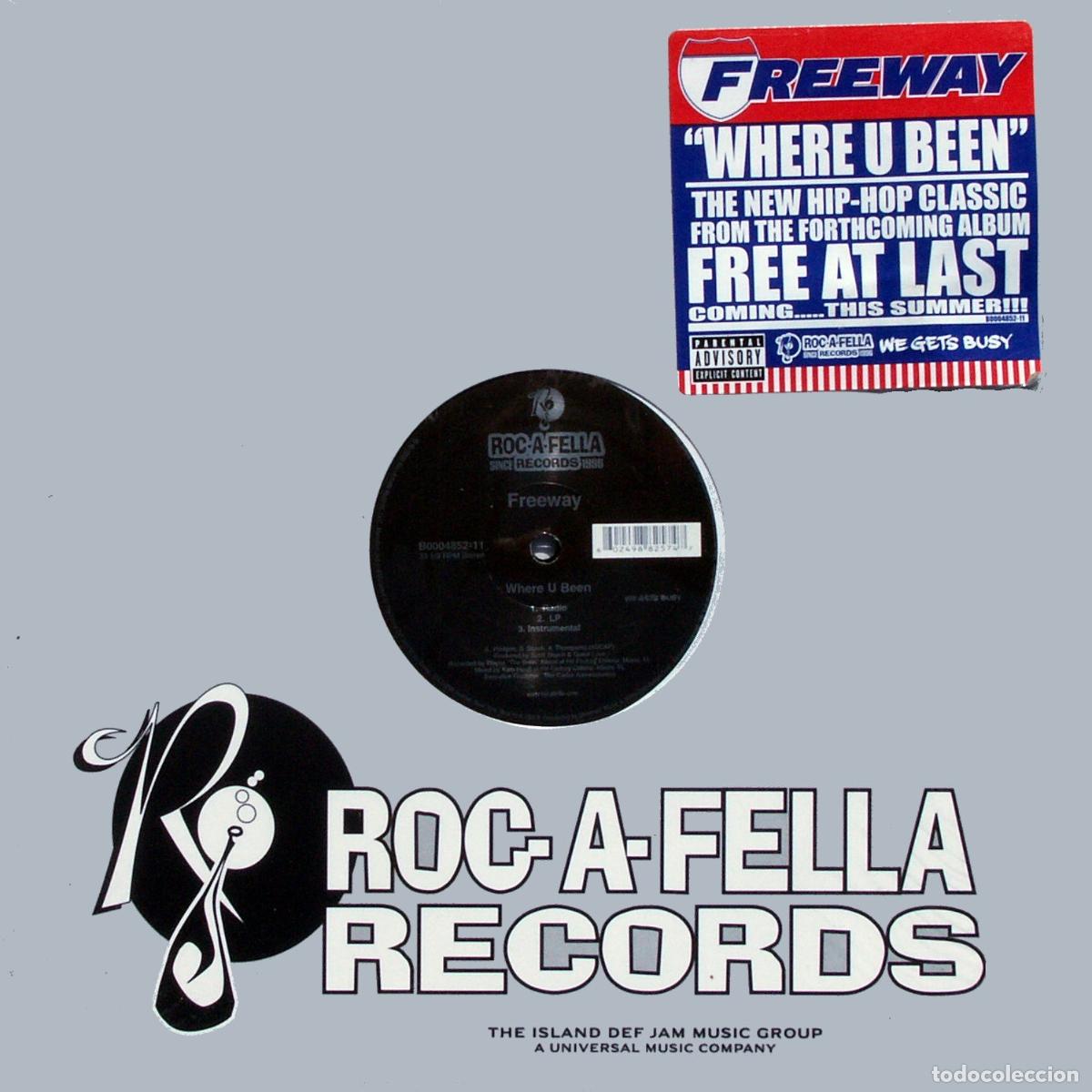 Discos de vinilo: Where U Been (12&rdquo; Maxi) - Freeway - Foto 1