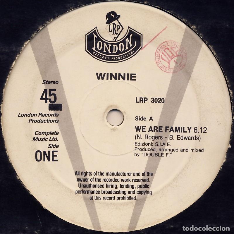 Discos de vinilo: We Are Family (12&rdquo; Maxi) - Winnie - Foto 1