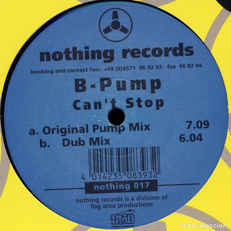 Discos de vinilo: Cant Stop (12&rdquo; Maxi) - B-Pump - Foto 1