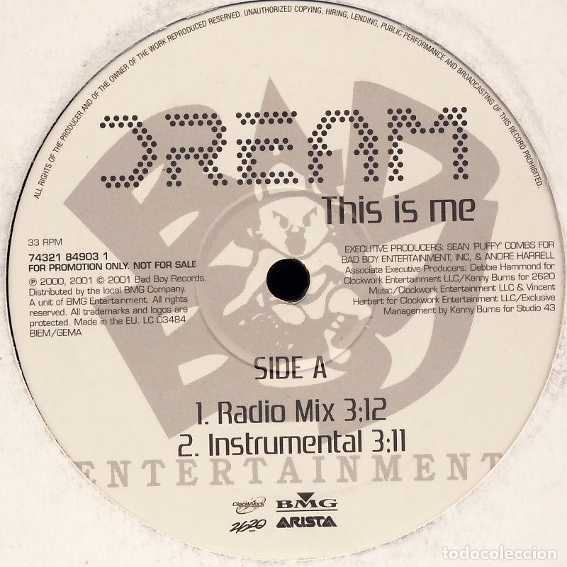 Discos de vinilo: This Is Me (12&rdquo; Maxi) - Dream - Foto 1