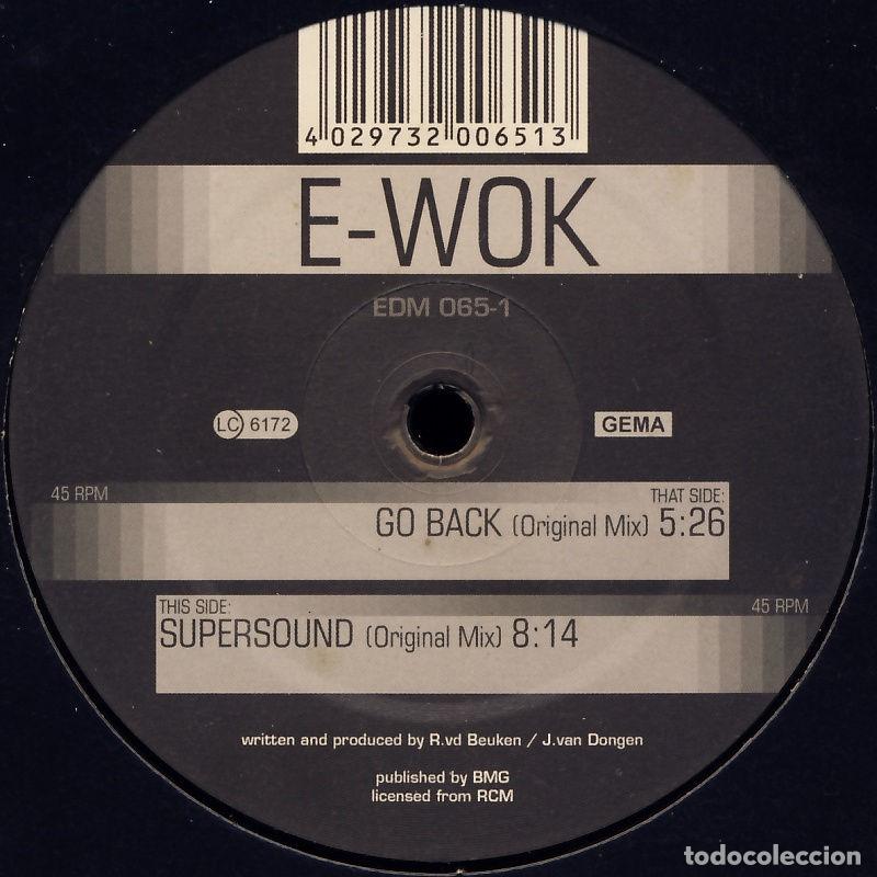 Discos de vinilo: Go Back / Supersound (12&rdquo; Maxi) - E-Wok - Foto 1