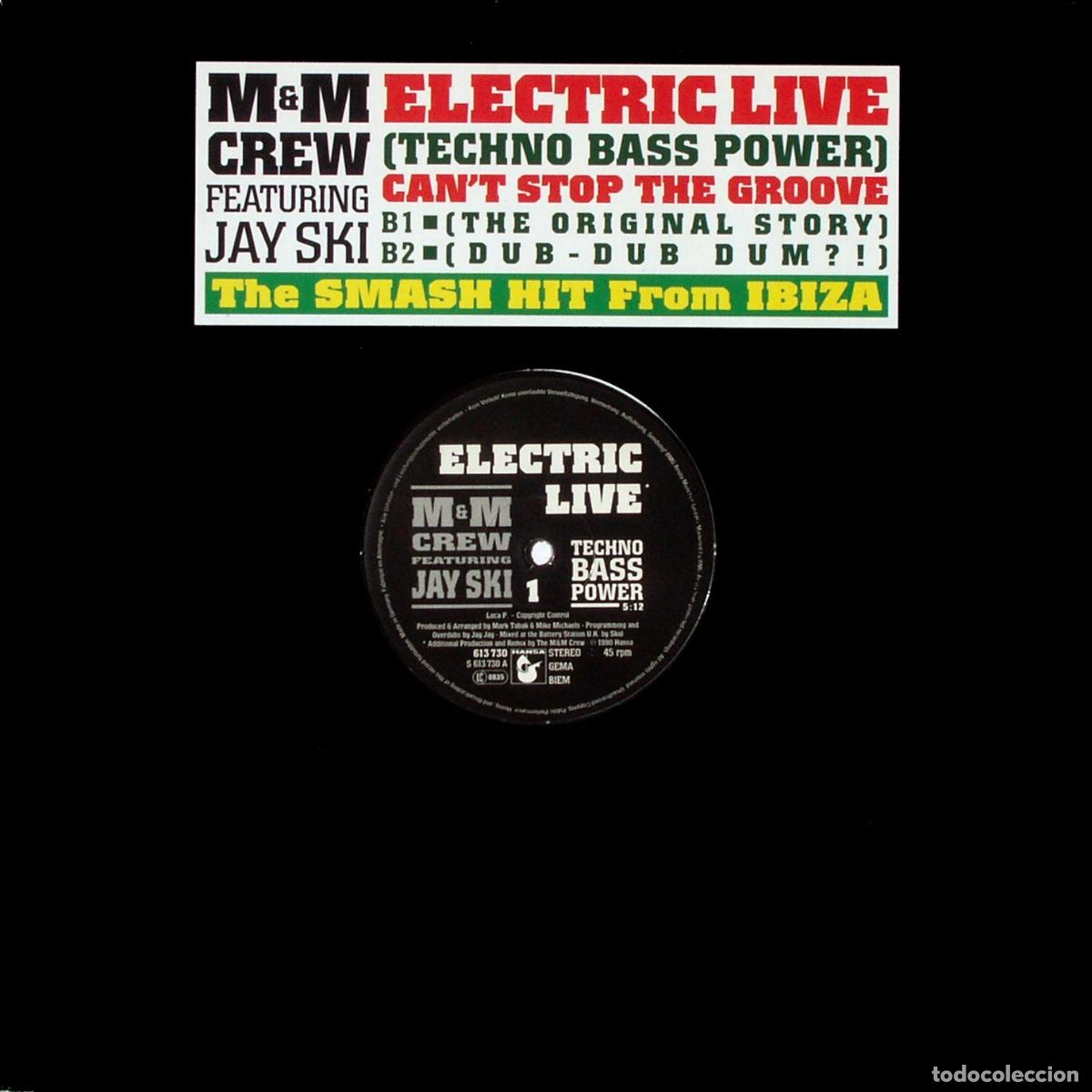 Discos de vinilo: Electric Live (12&rdquo; Maxi) - M & M Crew - Foto 1