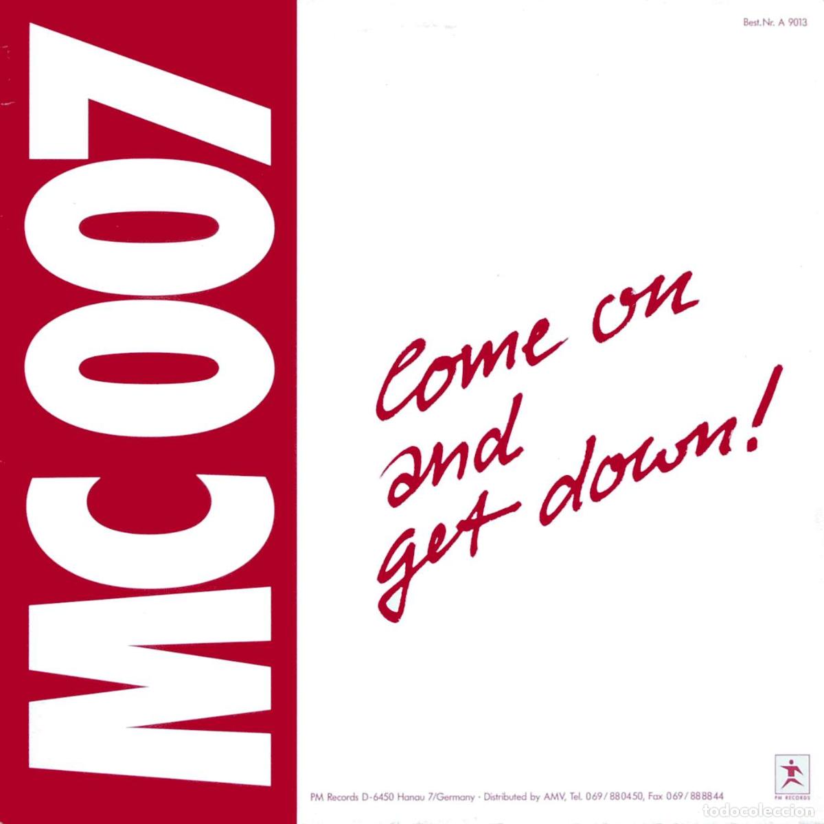 Discos de vinilo: Come On And Get Down (12&rdquo; Maxi) - MC 007 - Foto 1