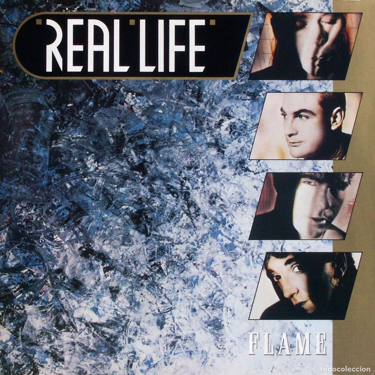 Discos de vinilo: Flame (LP Album) - Real Life - Foto 1