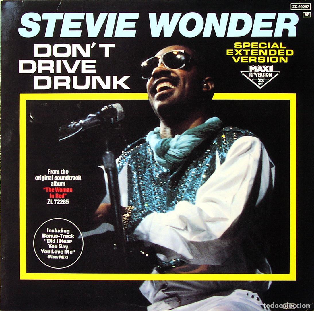 Discos de vinilo: Dont Drive Drunk (12&rdquo; Maxi) - Wonder, Stevie - Foto 1