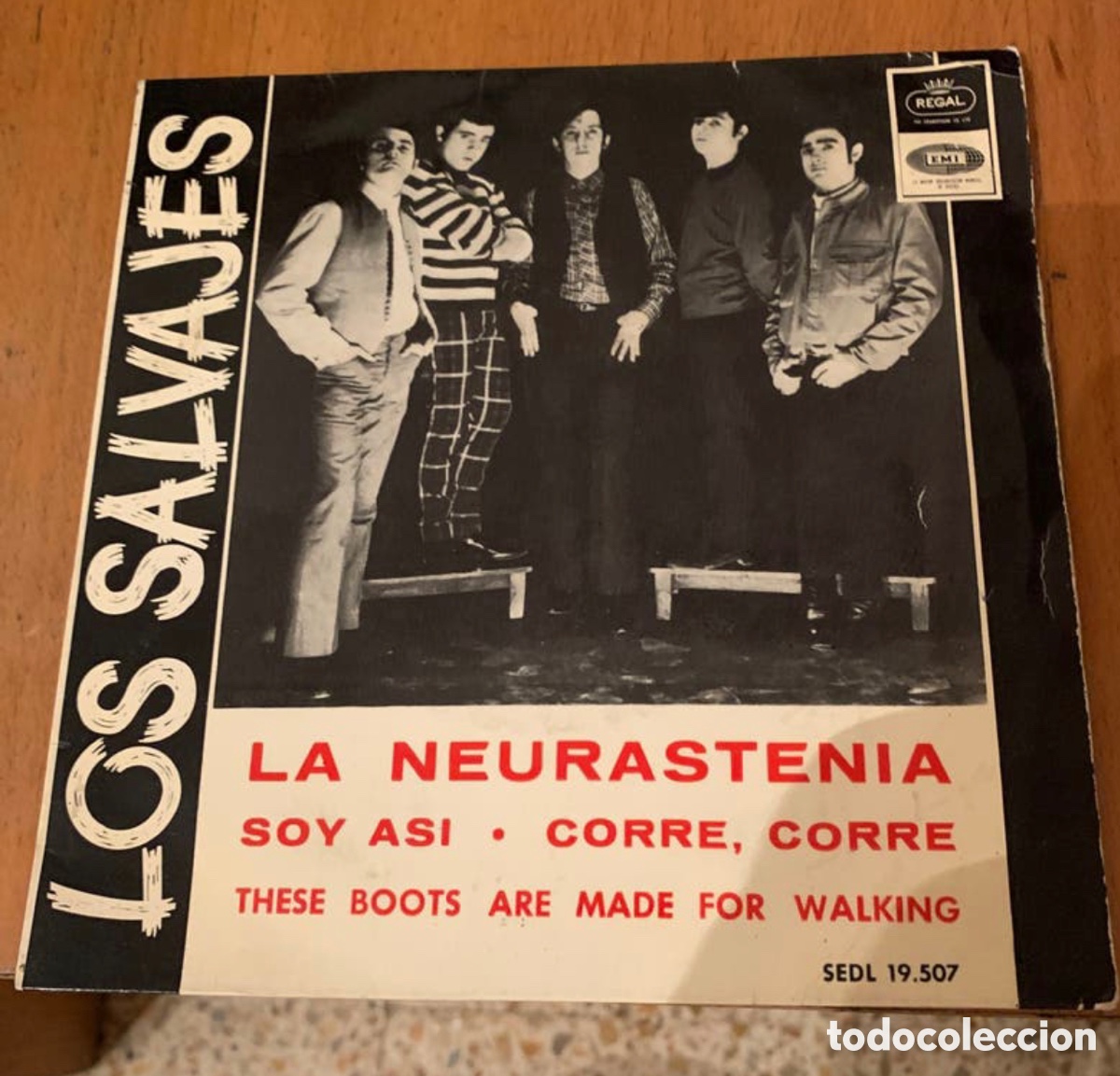 Discos de vinilo: Los Salvajes Ep spain 1966 - Foto 1