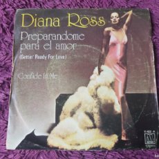 Discos de vinilo: DIANA ROSS – PREPARANDOME PARA EL AMOR, VINYL 7” SINGLE 1977 SPAIN 11 422-A. Lote 377157939