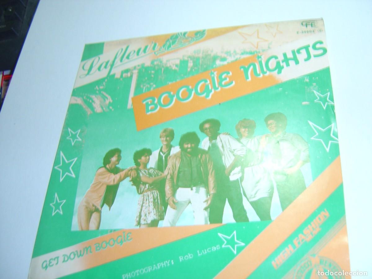 Discos de vinilo: single la fleur. boogie nights. get down boogie. cfe 1983 spain (seminuevo) - Foto 1