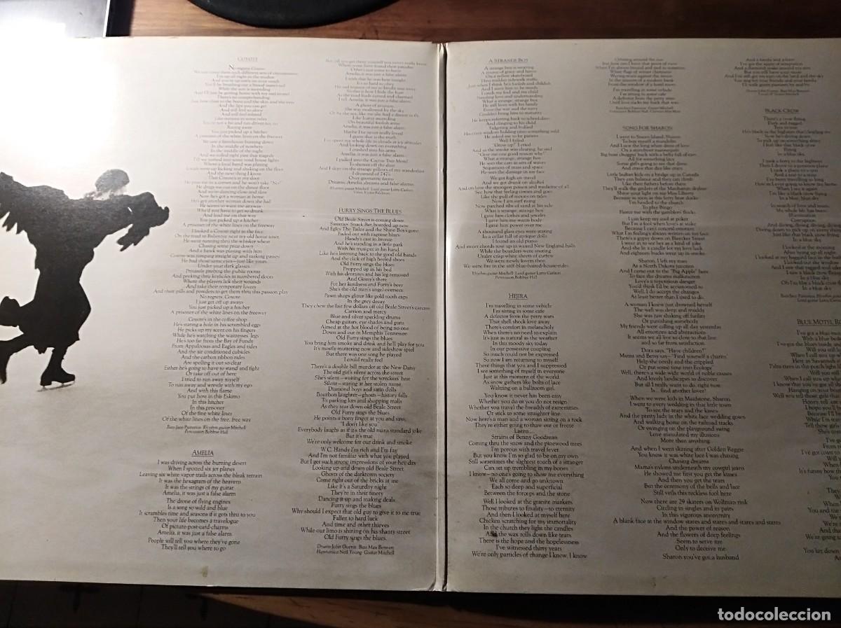 Discos de vinilo: JONI MITCHELL - Hejira ***** LP ESPA&Ntilde;OL GATEFOLD 1974 - Foto 2