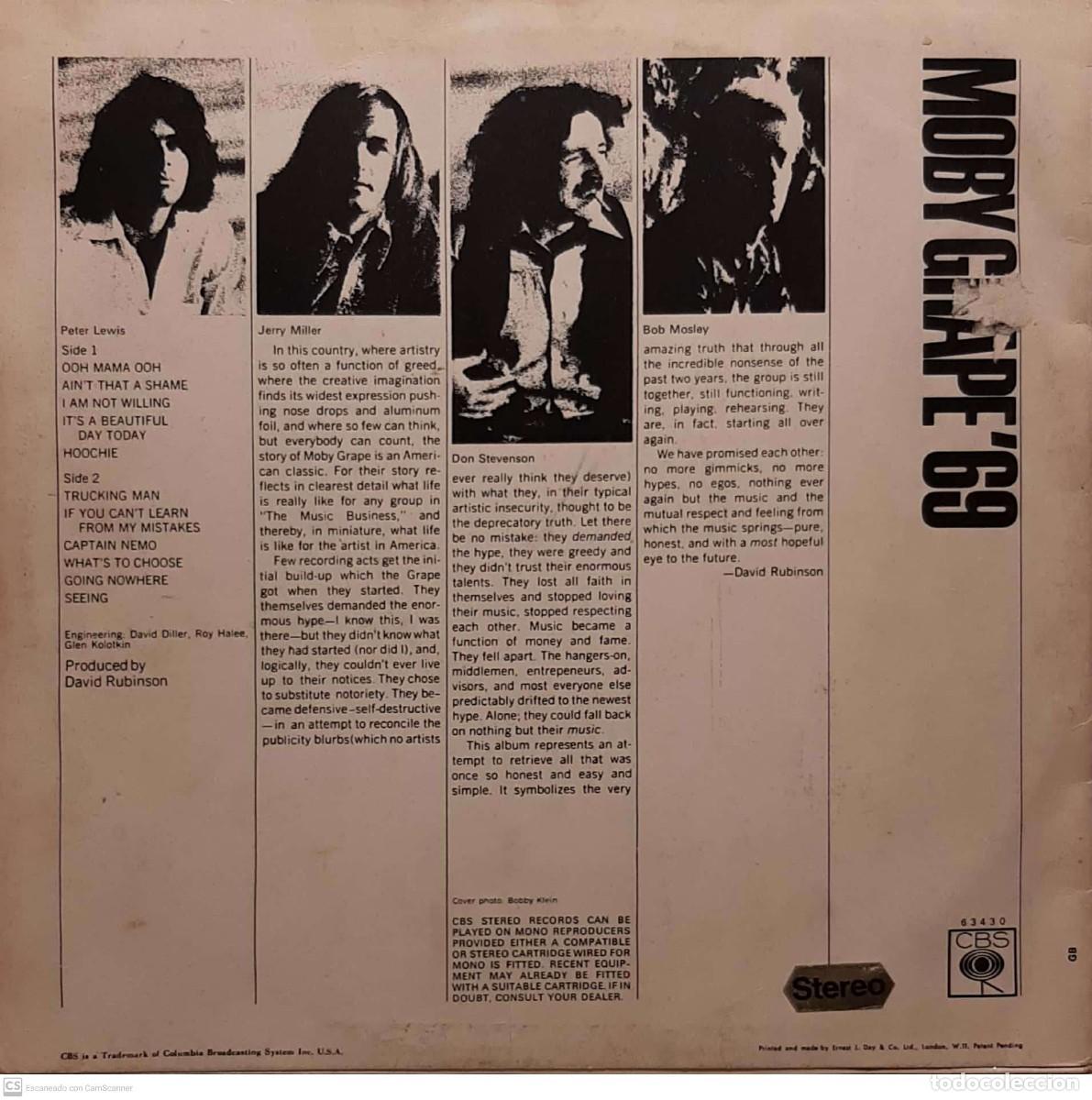 Discos de vinilo: Moby Grape &lrm;&ndash; Moby Grape 69 - Foto 2