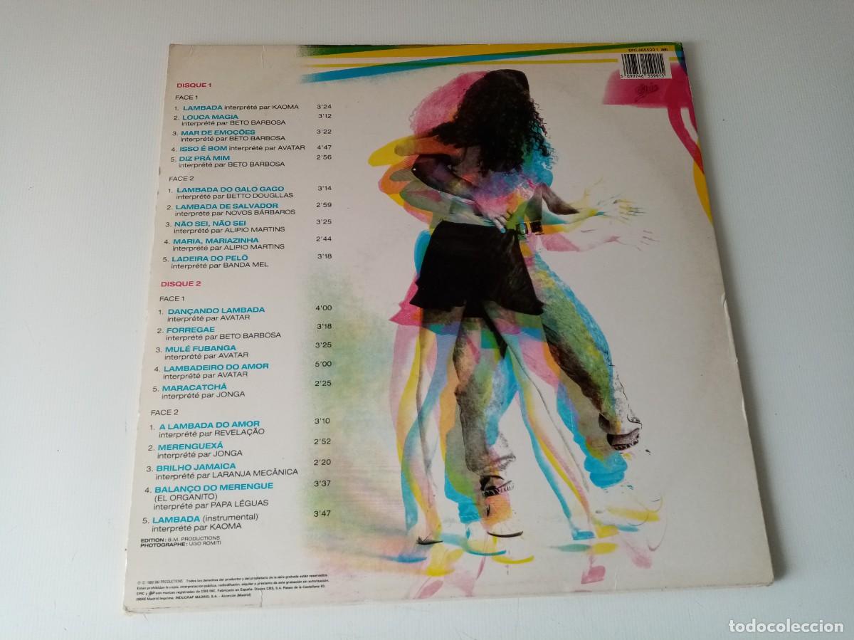 Discos de vinilo: DISCO DE VINILO KAOMA - LAMBADA 2 DISCOS - Foto 7