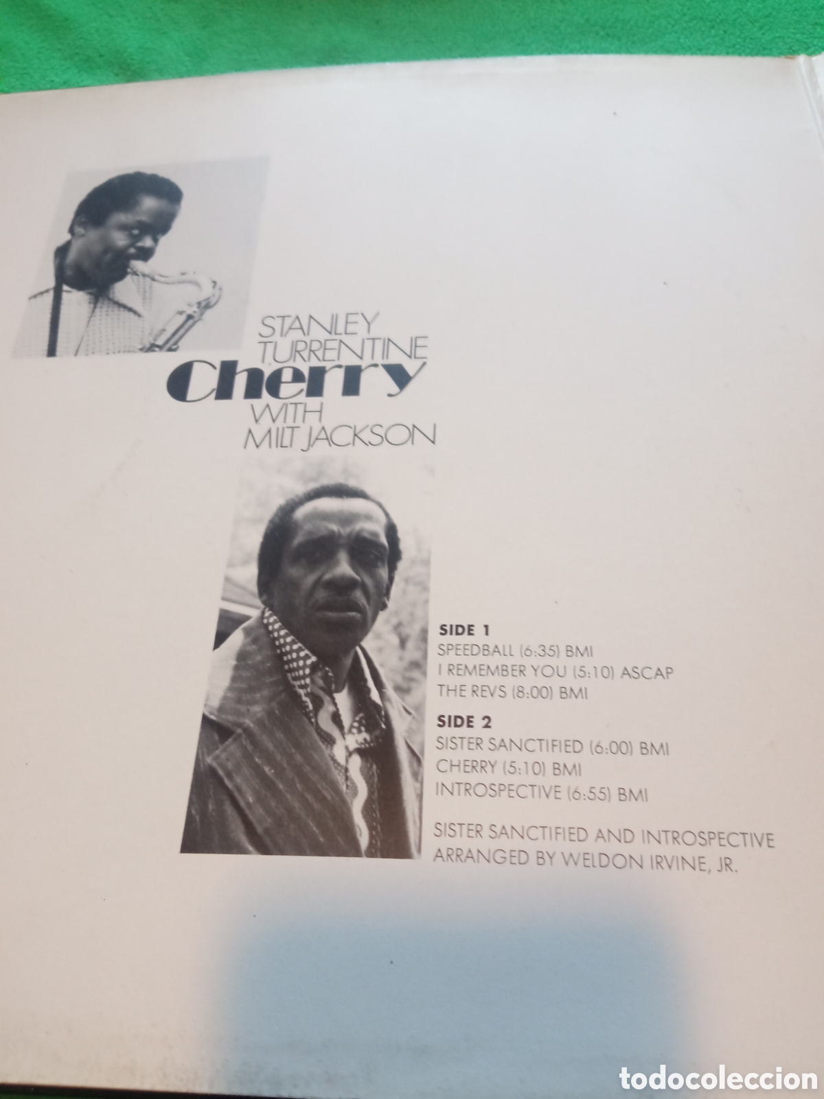 Discos de vinilo: Stanley Turrentine & Milt Jackson - Cherry - Foto 3