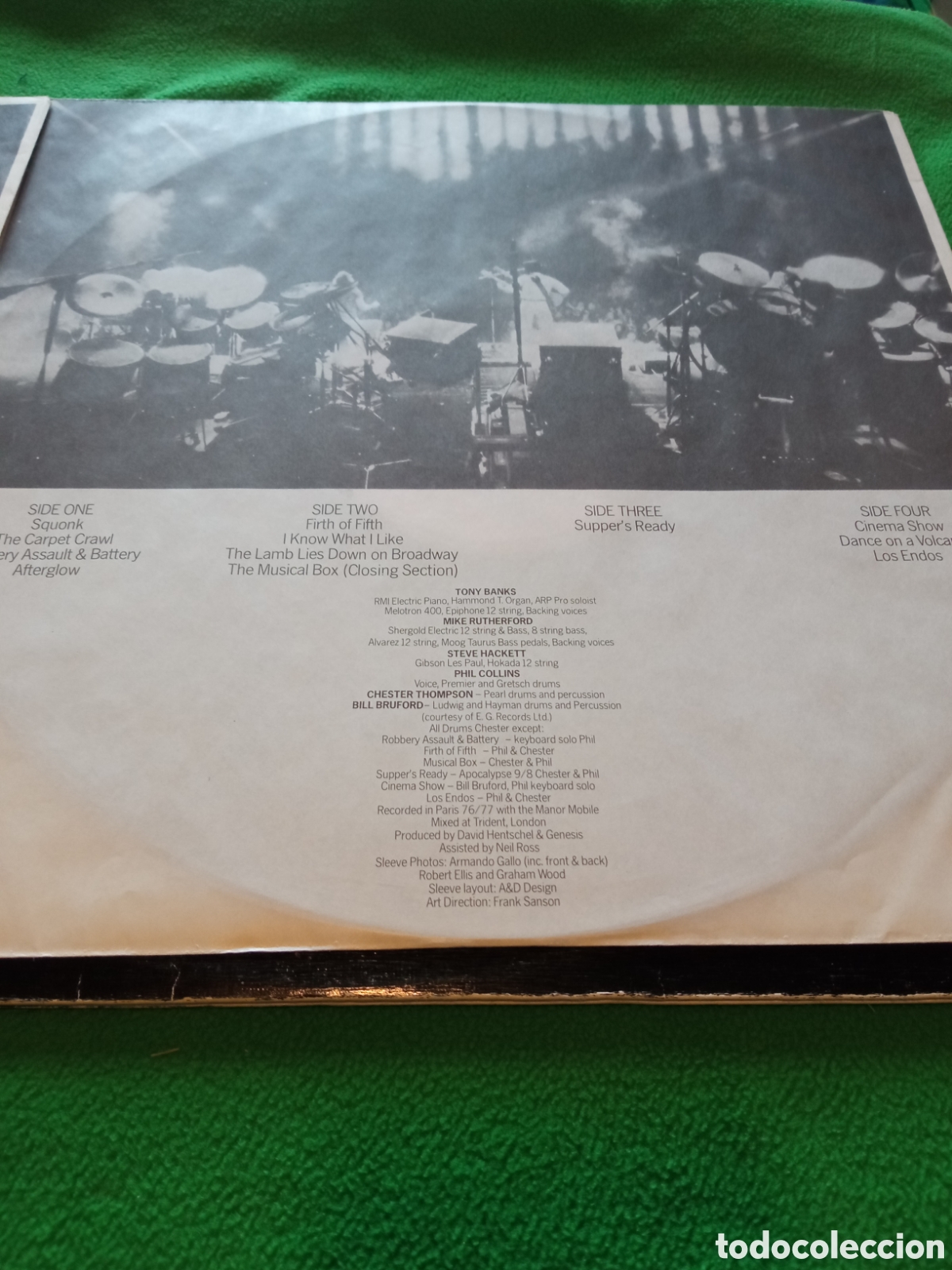 Discos de vinilo: G&eacute;nesis - Seconds Out - Foto 6