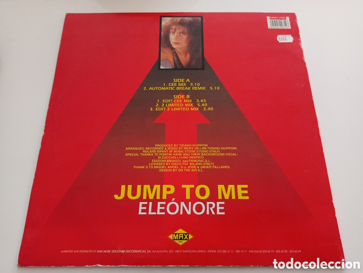 Discos de vinilo: Ele&oacute;nore - Jump To Me - Foto 2