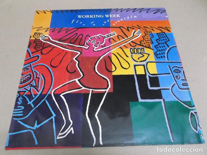 Discos de vinilo: WORKING WEEK (LP) FIRE IN THE MOUNTAIN A&Ntilde;O &ndash; 1989 - Foto 1