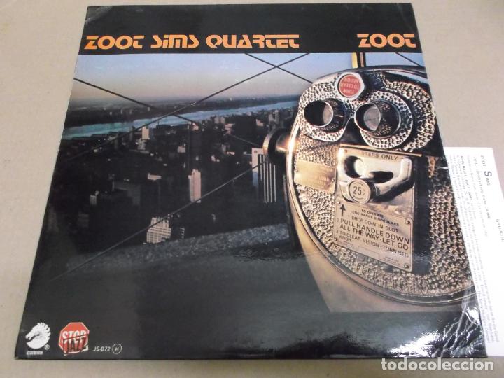 Discos de vinil: ZOOT SIMS QUARTET (LP) ZOOT AÑO – 1957-1982 – INCLUYE FICHA GRABACION
