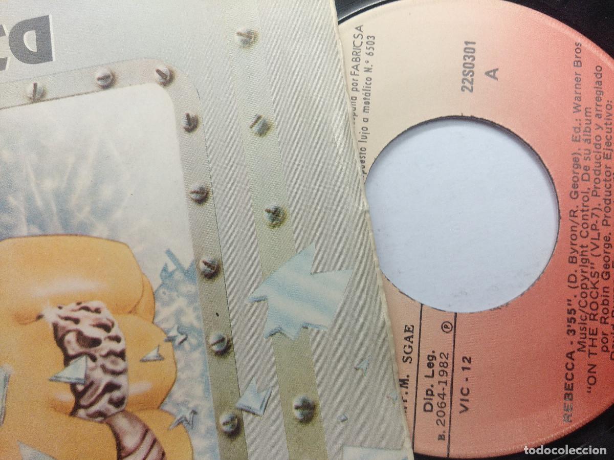 Discos de vinilo: THE BYRON BAND/REBECCA/SINGLE. - Foto 2