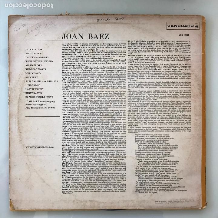 Discos de vinilo: Joan Baez. - Foto 2