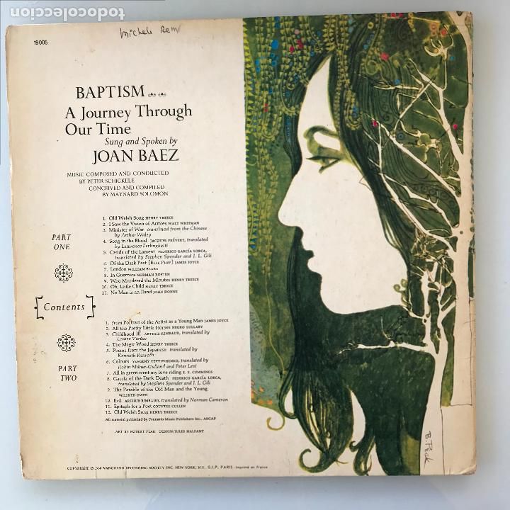 Discos de vinilo: Joan Baez. Baptism. PEDIDO M&Iacute;NIMO 5&euro; - Foto 2
