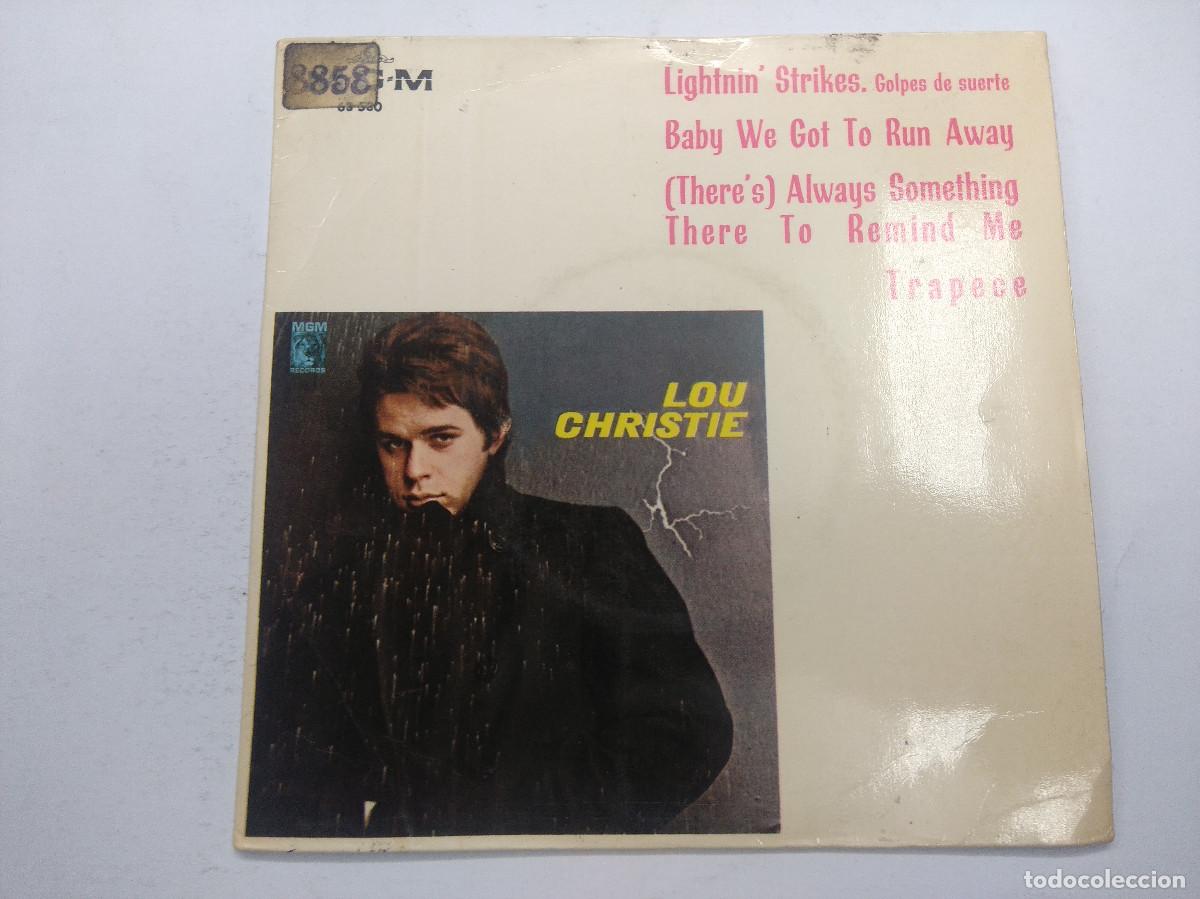 Discos de vinilo: LOU CHRISTIE/LIGHTNIN STRIKES/SINGLE. - Foto 1