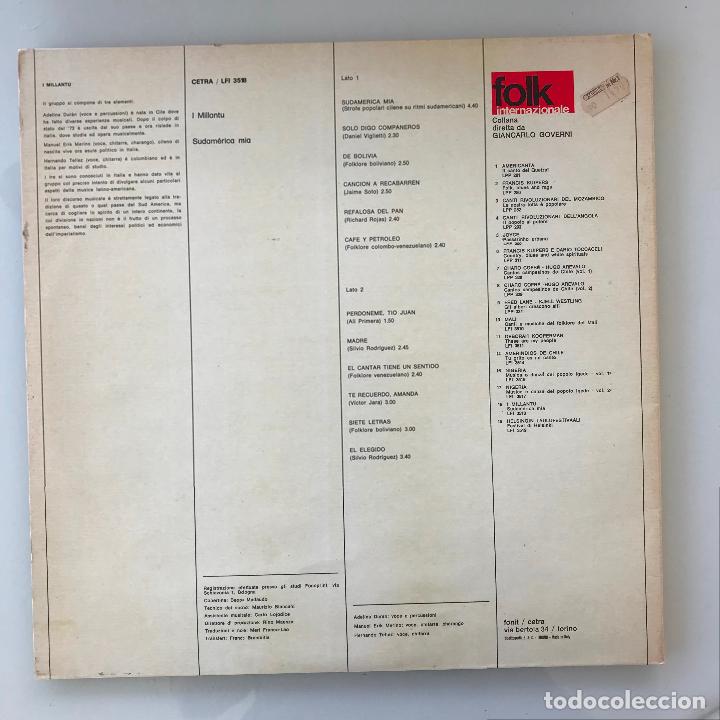 Discos de vinilo: I Millantu. Sudam&eacute;rica M&iacute;a. - Foto 2