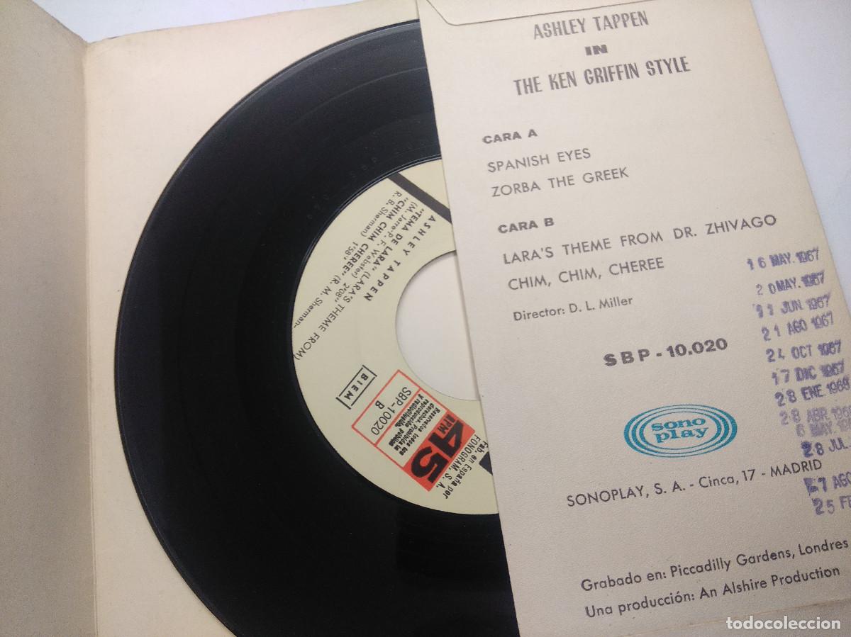 Discos de vinilo: ASHLEY TAPPEN/SPANISH EYES/SINGLE. - Foto 2