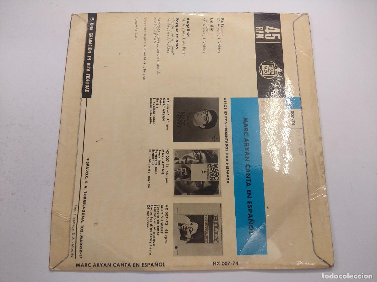 Discos de vinilo: MARC ARYAN/KATY/SINGLE. - Foto 3