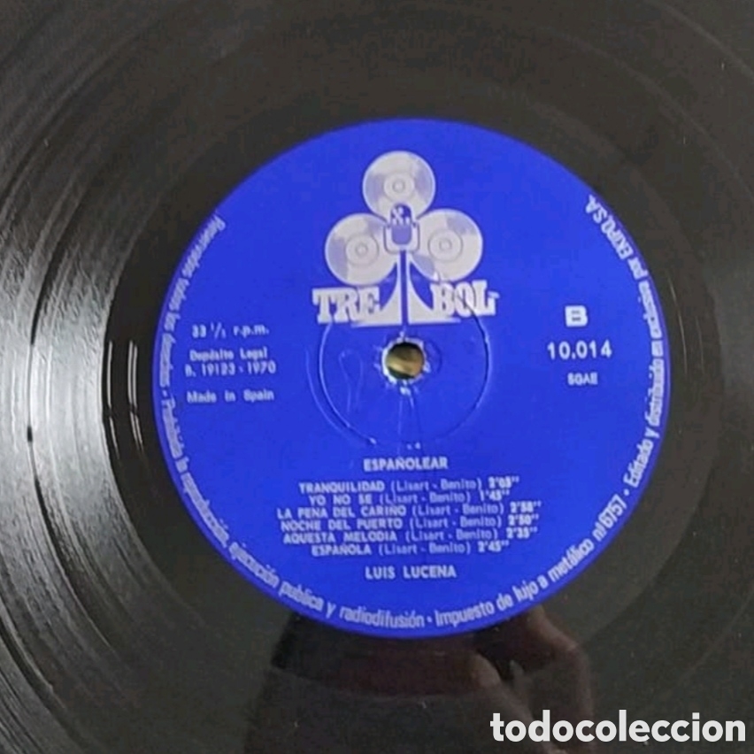 Discos de vinilo: Lp Luis Lucena. Espa&ntilde;olear - Foto 4