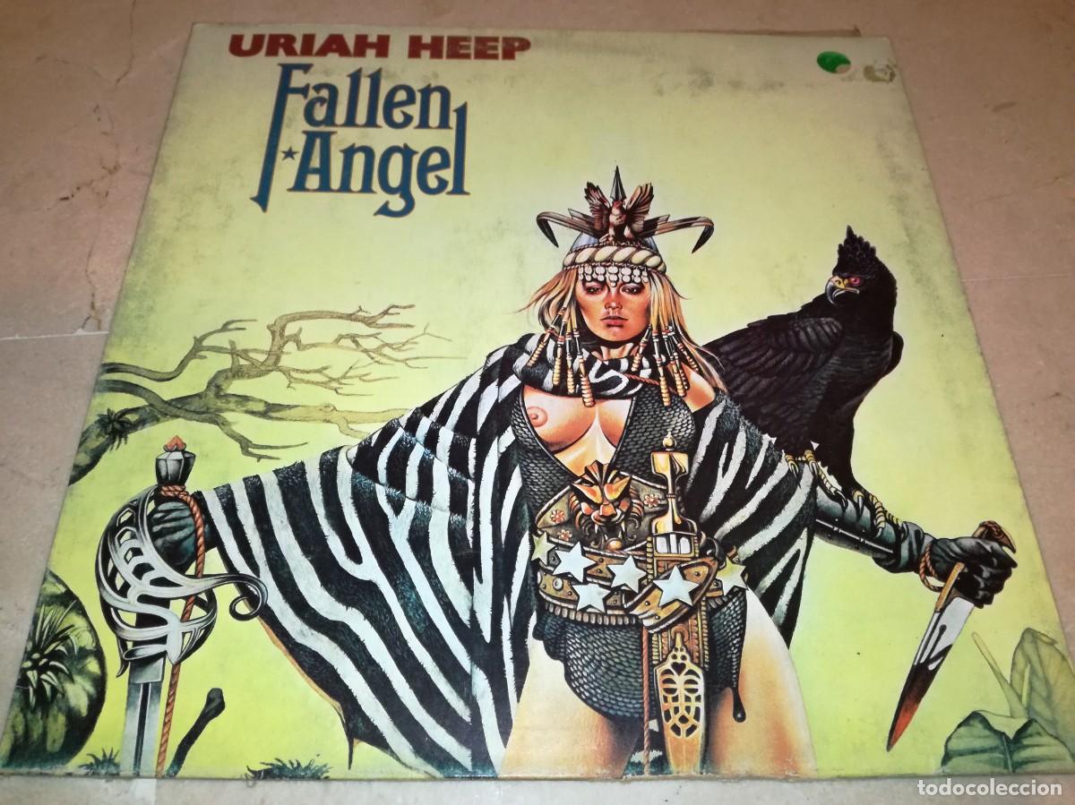 Discos de vinilo: URIAH HEEP-FALLEN ANGEL-GATEFOLD-ORIGINAL ESPA&Ntilde;OL 1978 - Foto 1